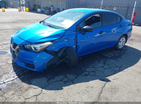 3N1CN8DV1LL905604 2020 NISSAN VERSA Blue Widok z przodu
