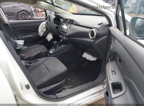 3N1CN8DV4LL852879 2020 NISSAN VERSA White Widok wnętrza z przodu