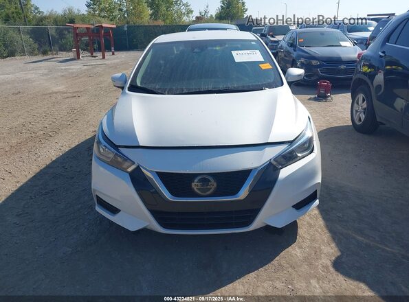 3N1CN8EV0LL800647 2020 NISSAN VERSA White Instrument cluster view