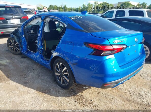 3N1CN8EV0ML832273 2021 NISSAN VERSA Синий Задняя левая четверть