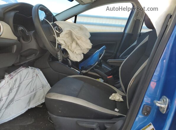 3N1CN8EV2LL800925 2020 NISSAN VERSA Blue Widok wnętrza z przodu
