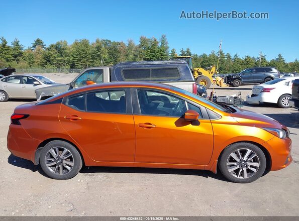 3N1CN8EV2LL802075 2020 NISSAN VERSA Orange Widok wnętrza 360 stopni