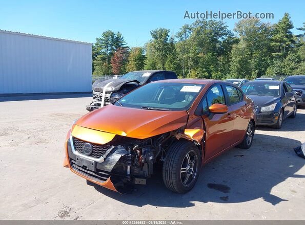 3N1CN8EV2LL802075 2020 NISSAN VERSA Orange Przód lewy