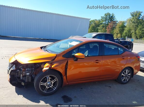 3N1CN8EV2LL802075 2020 NISSAN VERSA Orange 