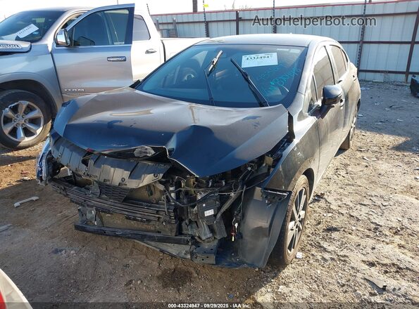 3N1CN8EV2ML890448 2021 NISSAN VERSA Black უკანა სალონის ხედი