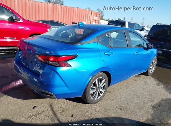 3N1CN8EV3LL863631 2020 NISSAN VERSA Blue Задня права чверть