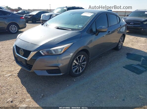 3N1CN8EV8LL803103 2020 NISSAN VERSA Gray Przód lewy