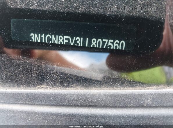 3N1CN8FV3LL807560 2020 NISSAN VERSA Gray Widok komory silnika