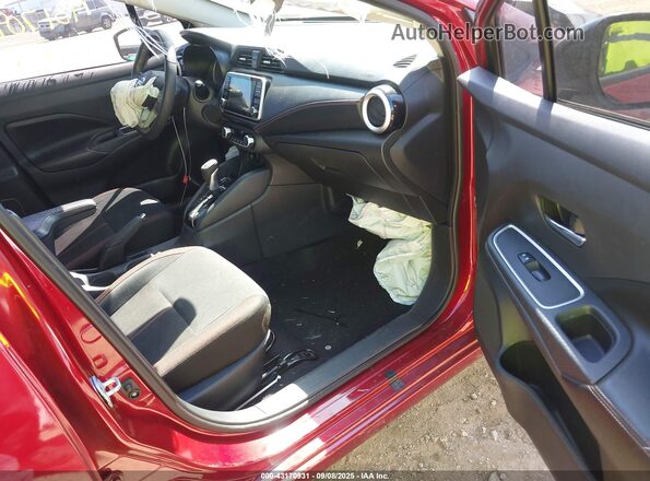 3N1CN8FV8LL882030 2020 NISSAN VERSA Красный Вид салона спереди