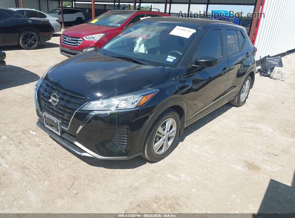 3N1CP5BV5RL499329 2024 NISSAN KICKS Черный Передняя левая четверть