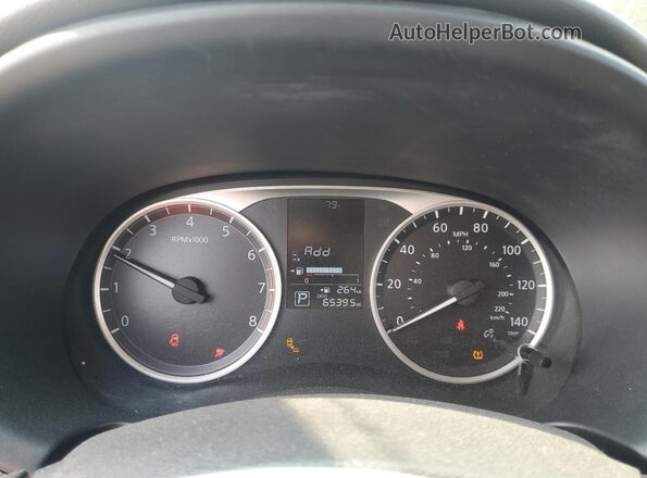 3N1CP5BV7LL523525 2020 NISSAN KICKS Gray Instrument cluster view