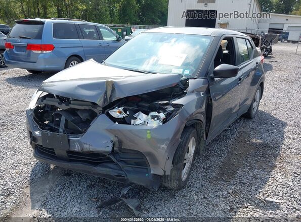 3N1CP5BVXLL559886 2020 NISSAN KICKS Gray Вид спереду