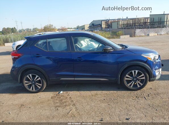 3N1CP5CU5KL496085 2019 NISSAN KICKS Blue Սալոնի հետևի տեսք