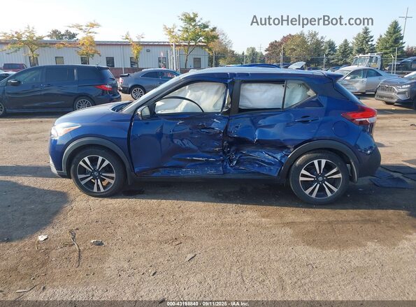 3N1CP5CU5KL496085 2019 NISSAN KICKS Blue Սալոնի 360 աստիճան տեսք