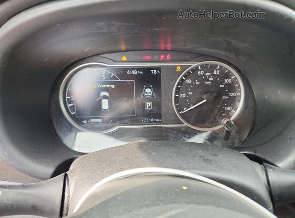 3N1CP5CV1LL526743 2020 NISSAN KICKS Silver Instrument cluster view