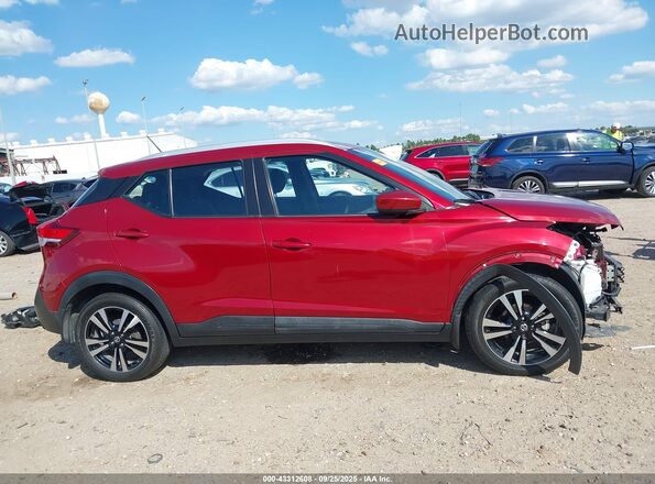3N1CP5CV1LL555501 2020 NISSAN KICKS Red სალონის 360-გრადუსიანი ხედი