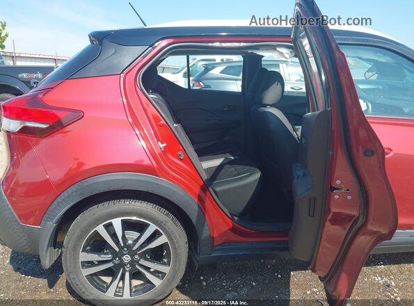 3N1CP5CV2LL535077 2020 NISSAN KICKS Red VIN კოდის სტიკერის ხედი