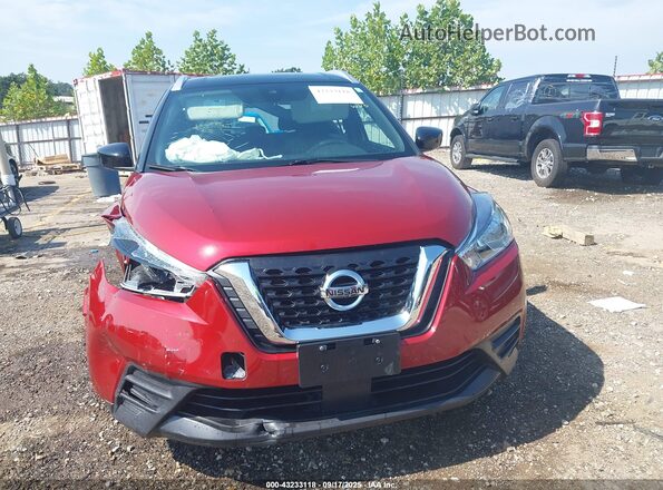 3N1CP5CV2LL535077 2020 NISSAN KICKS Red ხელსაწყოთა პანელის ხედი