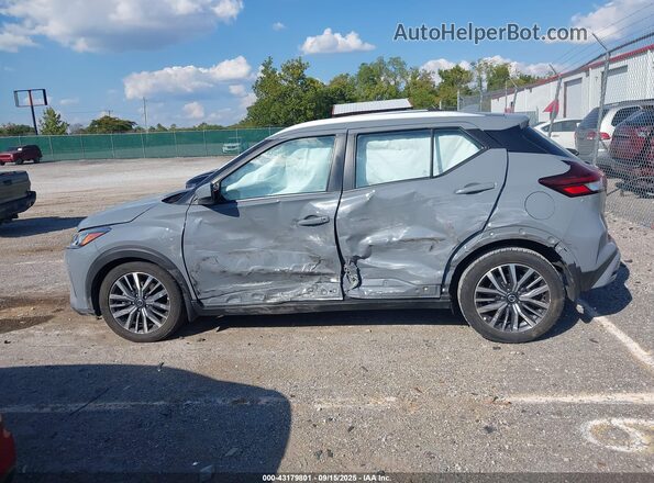 3N1CP5CV2ML492944 2021 NISSAN KICKS Silver 360 interior view
