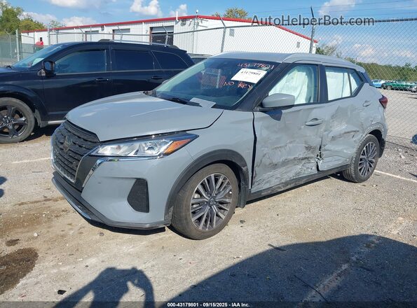 3N1CP5CV2ML492944 2021 NISSAN KICKS Silver Front left