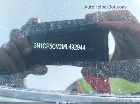 3N1CP5CV2ML492944 2021 NISSAN KICKS Silver Engine compartment view