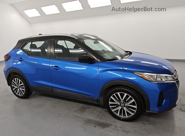 3N1CP5CV3ML518564 2021 NISSAN KICKS Синий 