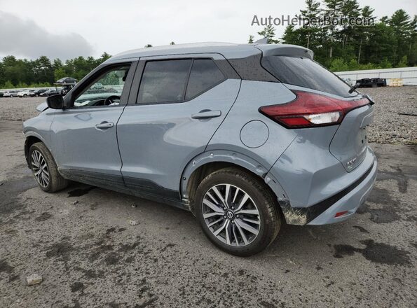 3N1CP5CV5ML489391 2021 NISSAN KICKS Синий Задняя левая четверть