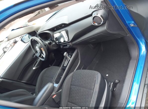 3N1CP5CV6ML514069 2021 NISSAN KICKS Blue Vista interior delantera