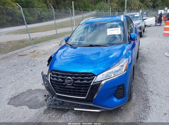 3N1CP5CV6ML514069 2021 NISSAN KICKS Blue Vista del salpicadero