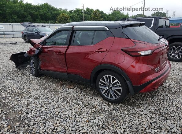3N1CP5CV7ML469305 2021 NISSAN KICKS Red Задня ліва чверть