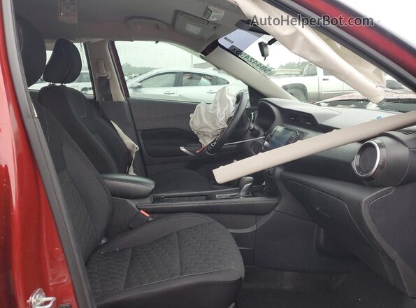 3N1CP5CV7ML469305 2021 NISSAN KICKS Red Вид салону спереду