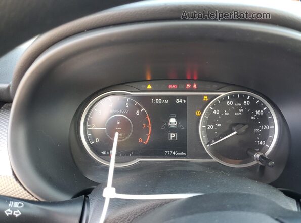 3N1CP5CV8LL505307 2020 NISSAN KICKS Black Սարքավորումների վահանակի տեսք