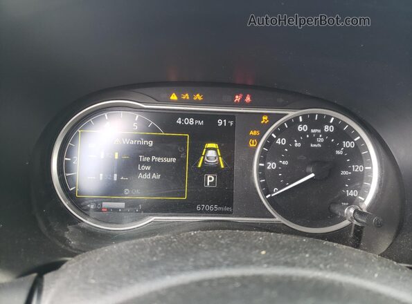 3N1CP5CV9LL539515 2020 NISSAN KICKS Red Սարքավորումների վահանակի տեսք