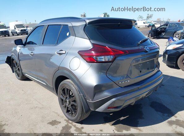 3N1CP5DV0ML511392 2021 NISSAN KICKS Gray Rear left