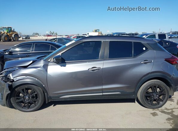 3N1CP5DV0ML511392 2021 NISSAN KICKS Gray 360 interior view