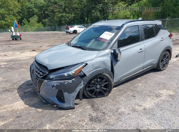 3N1CP5DV0ML563850 2021 NISSAN KICKS Gray Przód lewy