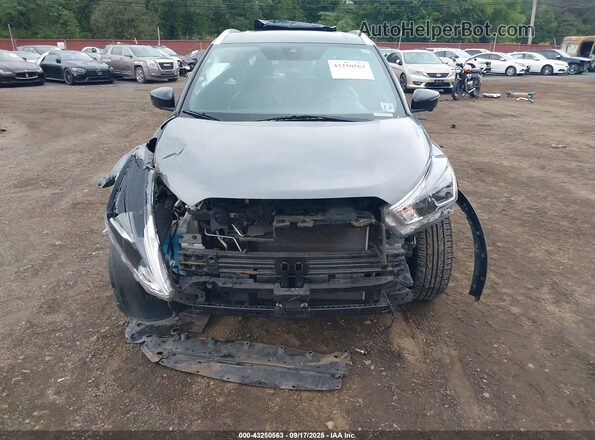 3N1CP5DV1LL528393 2020 NISSAN KICKS Gray Սարքավորումների վահանակի տեսք