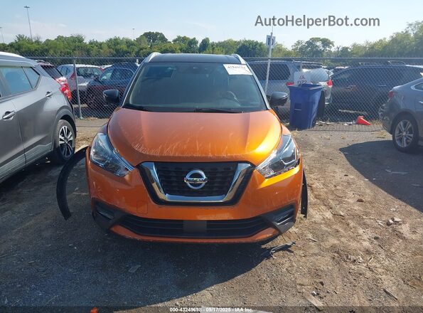 3N1CP5DV1LL574998 2020 NISSAN KICKS Orange Սարքավորումների վահանակի տեսք