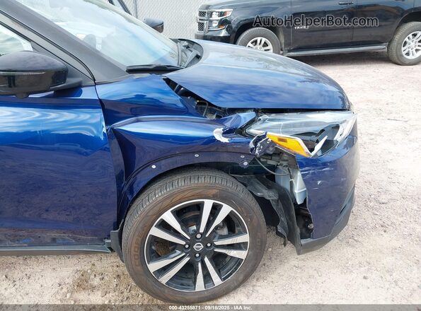 3N1CP5DV4LL539677 2020 NISSAN KICKS Blue Դիմացի տեսք
