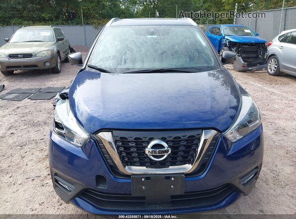 3N1CP5DV4LL539677 2020 NISSAN KICKS Blue Սարքավորումների վահանակի տեսք