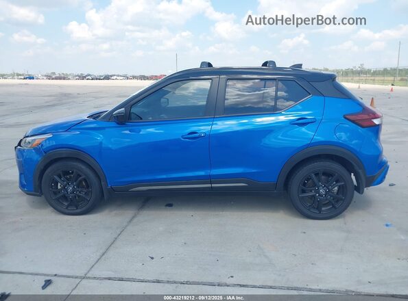 3N1CP5DV4PL542939 2023 NISSAN KICKS Blue 360 interior view