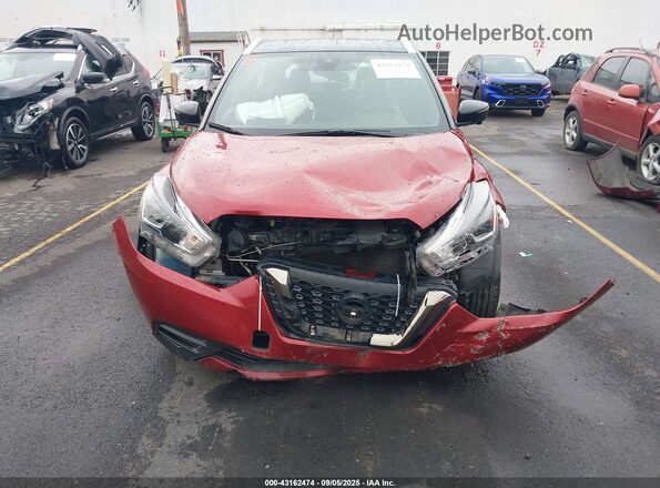 3N1CP5DV5LL513573 2020 NISSAN KICKS Maroon Вид спереду