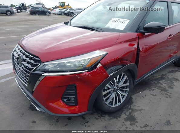 3N1CP5DV5ML474646 2021 NISSAN KICKS Red Դիմացի տեսք