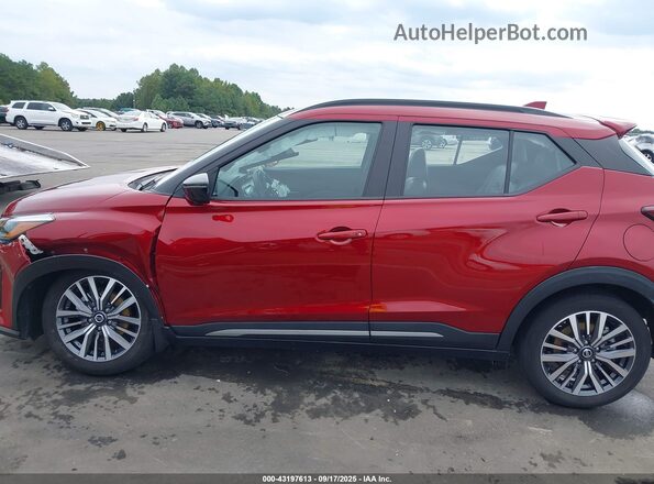 3N1CP5DV5ML474646 2021 NISSAN KICKS Red Սալոնի 360 աստիճան տեսք