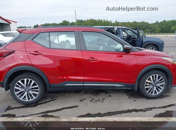 3N1CP5DV5ML474646 2021 NISSAN KICKS Red Սալոնի հետևի տեսք