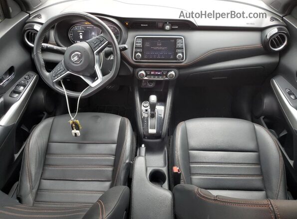 3N1CP5DV8LL576568 2020 NISSAN KICKS Orange Առջևի վահանակի տեսք