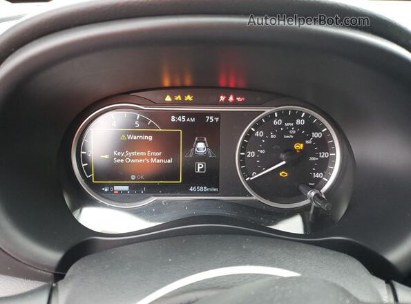 3N1CP5DV8LL576568 2020 NISSAN KICKS Orange Սարքավորումների վահանակի տեսք
