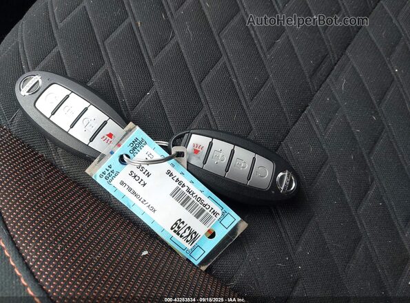 3N1CP5DVXML494746 2021 NISSAN KICKS Blue Dashboard view