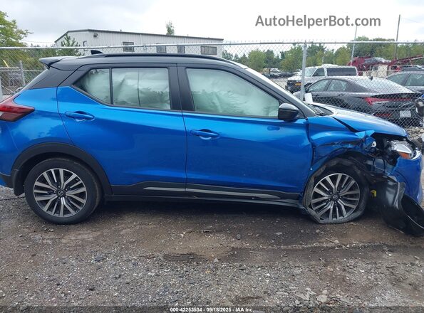 3N1CP5DVXML494746 2021 NISSAN KICKS Blue Rear interior view