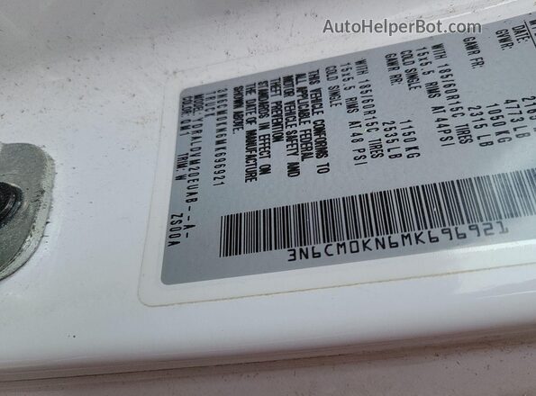 3N6CM0KN6MK696921 2021 NISSAN NV200  CARGO  